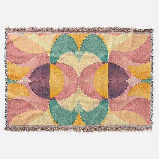Vintage Abstract Pattern Decke (Vorderseite)