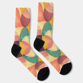 Vintage Abstract Pattern Socken (Rechts)