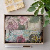 Vintage Abstrakte Art Decoupage Seidenpapier (Geschenk)