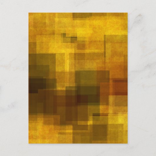 Vintage, abstrakte geometrische Kunst Postkarte (Vorderseite)