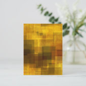 Vintage, abstrakte geometrische Kunst Postkarte (Stehend Vorderseite)
