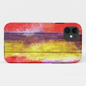 Vintage Abstrakte Holzmalerei #6 Case-Mate iPhone Hülle (Rückseite (Horizontal))