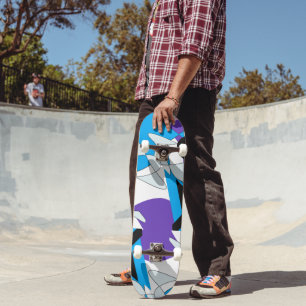 Vintage abstrakte Kunst Skateboard