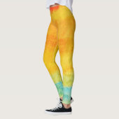 Vintage Abstrakte Malerei Leggings (Links)