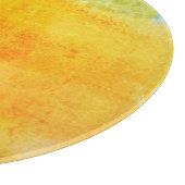 Vintage Abstrakte Malerei Schneidebrett (Ecke)