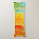 Vintage Abstrakte Malerei Seitenschläferkissen (Vorderseite Vertikal)