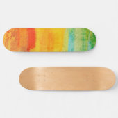 Vintage Abstrakte Malerei Skateboard (Horizontal)