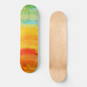 Vintage Abstrakte Malerei Skateboard (Vorderseite)