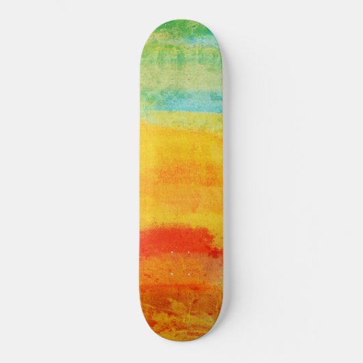 Vintage Abstrakte Malerei Skateboard (Vorderseite)