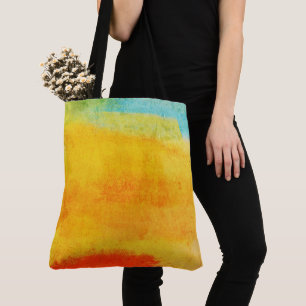 Vintage Abstrakte Malerei Tasche