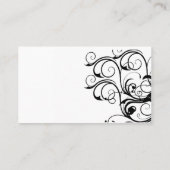 Vintage abstrakte Schablonen-Karte - besonders Visitenkarte (Rückseite)