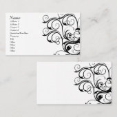 Vintage abstrakte Schablonen-Karte - besonders Visitenkarte (Vorne/Hinten)