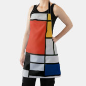 Vintage Abstrakte Zusammensetzung von Piet Mondria Schürze (InSitu)