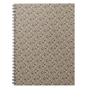 Vintage abstraktes Quarzstein-Naturdesign Notizblock