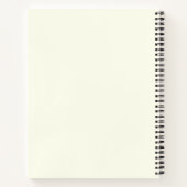 Vintage-Abzeichen-Dickes Notizbuch-Journal Notizblock (Rückseite)