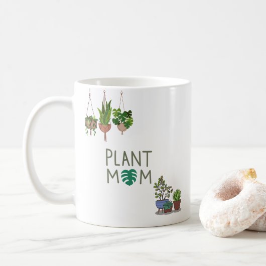 Vintage-Abzeichen Einfache Gartencafétasse Kaffeetasse (Mit Donut)