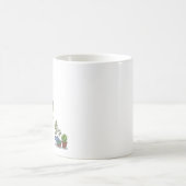Vintage-Abzeichen Einfache Gartencafétasse Kaffeetasse (Mittel)