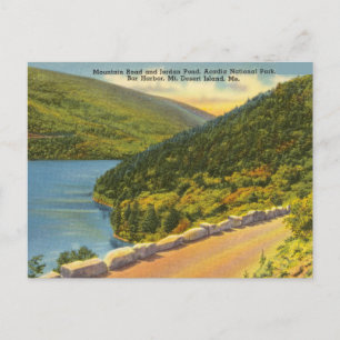 Vintage, Acadia-Nationalpark, Desert Island, Maine Postkarte