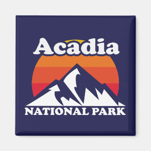Vintage Acadia-Nationalpark Magnet