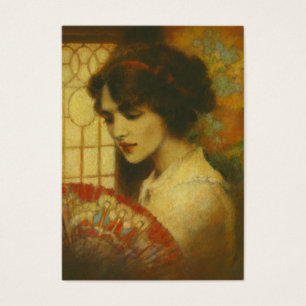 Vintage ACEO Business Card Ladys Fashion ACEO aus