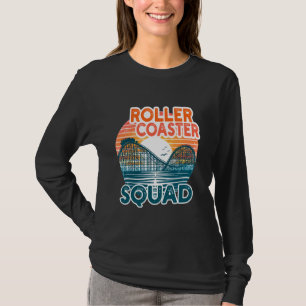 Vintage Achterbahn Squad Achterbahnliebhaber F T-Shirt