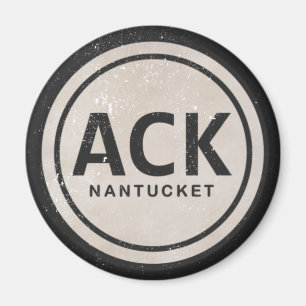Vintage-ACK-Nantucket-MA-Massachusetts-Strandanhän Magnet