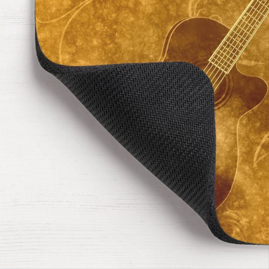 Vintage Acoustic Guitars Mousepad (Ecke)