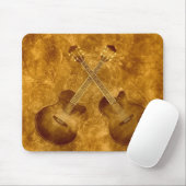 Vintage Acoustic Guitars Mousepad (Mit Mouse)