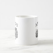 Vintage Acropolis of Athens Illustration Kaffeetasse (Mittel)