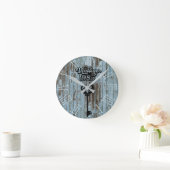 Vintage Acrylmauer-Uhr von 1985 Runde Wanduhr (Zuhause)