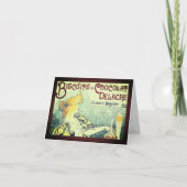 Vintage Ad Biscuits Schokolade Delacre Karte (Vorderseite)