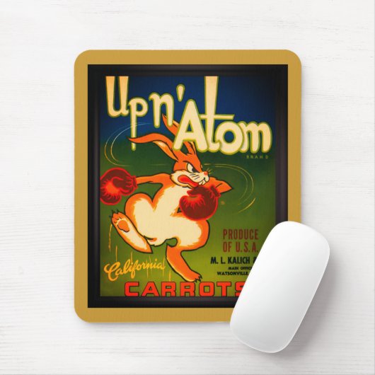 Vintage Ad Carrots  Mousepad (Mit Mouse)