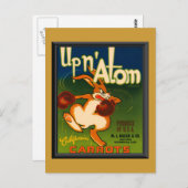 Vintage Ad Carrots Postkarte (Vorne/Hinten)