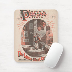 Vintage Ad for Dr. Pierce's Purgative Pellets Mousepad