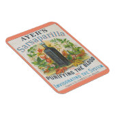 Vintage Ad für Ayer's Sarsaparilla. Magnet (Rechte Seite)