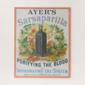 Vintage Ad für Ayer's Sarsaparilla. Puzzle (Vertikal)