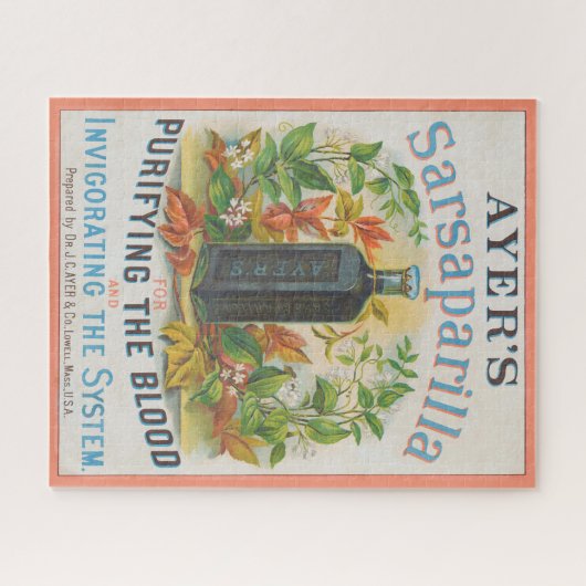 Vintage Ad für Ayer's Sarsaparilla. Puzzle (Horizontal)