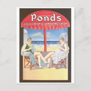 Vintage Ad Grafik Postkarte