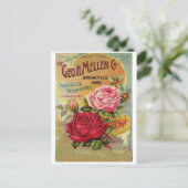 Vintage Ad Grußkarte Postkarte (Stehend Vorderseite)