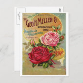 Vintage Ad Grußkarte Postkarte (Vorne/Hinten)