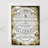 Vintage Ad Modern Typografy Wedding Einladung (Vorderseite)