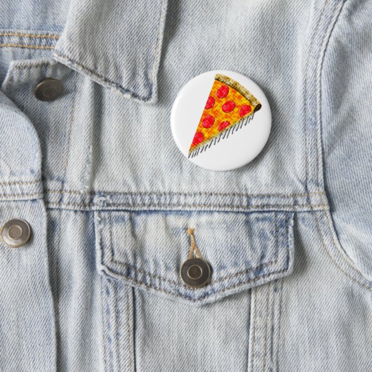 Vintage Ad Pizza Slice Button (Beispiel)