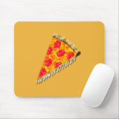 Vintage Ad Pizza Slice Mousepad (Mit Mouse)