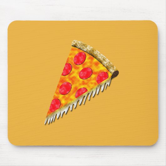 Vintage Ad Pizza Slice Mousepad (Vorne)