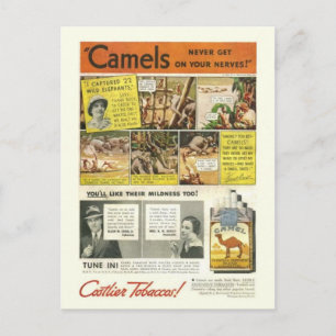 Vintage Ad Postcard Postkarte