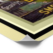 Vintage Ad Poster - Bull Durham Rauchen Tabak (Ecke)