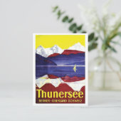 Vintage Ad Poster Postkarte (Stehend Vorderseite)