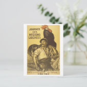 Vintage Ad Poster Postkarte (Stehend Vorderseite)