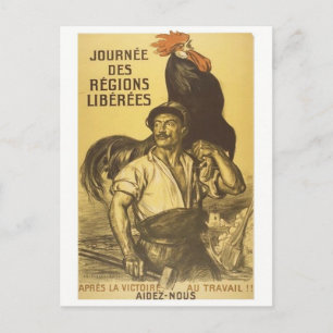Vintage Ad Poster Postkarte