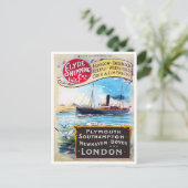 Vintage Ad Poster Postkarte (Stehend Vorderseite)